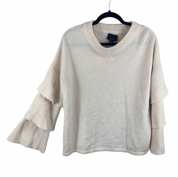 Lumiere light pink blush sweater layered sleeve M Al - Picture 1 of 6